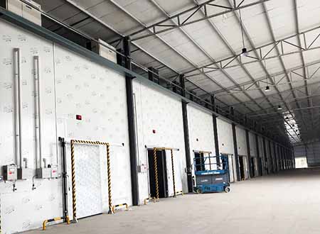 Steel Cold Storage Panel Installation
